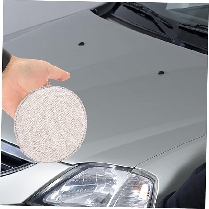 GLEAVI 40pcs Polishing Pads Fine Applicator Sponge for Car Detailing Waxing and Cleaning Soft Scratch-Resistant Design for Multi- Use Includes and Pads