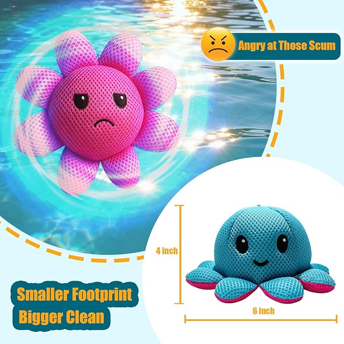 Hot Tub Scum Absorber, Reusable Spa Oil Absorbing Sponges with Waterproof Bag, 2PCS