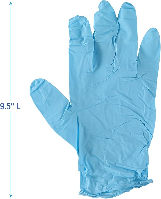 Boardwalk Disposable Examination Nitrile Gloves, Medium, Blue, 5 mil, 1,000/Carton