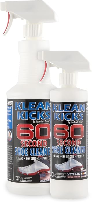 Absolutely Clean Amazing Shoe Cleaner - Fast & Easy - Sneakers, Shoes, Boots, Hats & More - USA