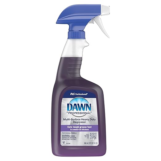 Dawn Professional Multi-Surface Heavy Duty Degreaser Spray, 32 fl oz (Case of 6), Ready to Use for Kitchen, Restaurants, Foodservice, and More & Stardrops - The Pink Stuff