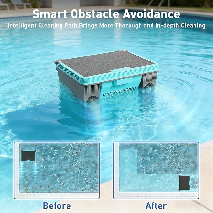 Automatic Pool Skimmer (Black&Blue)