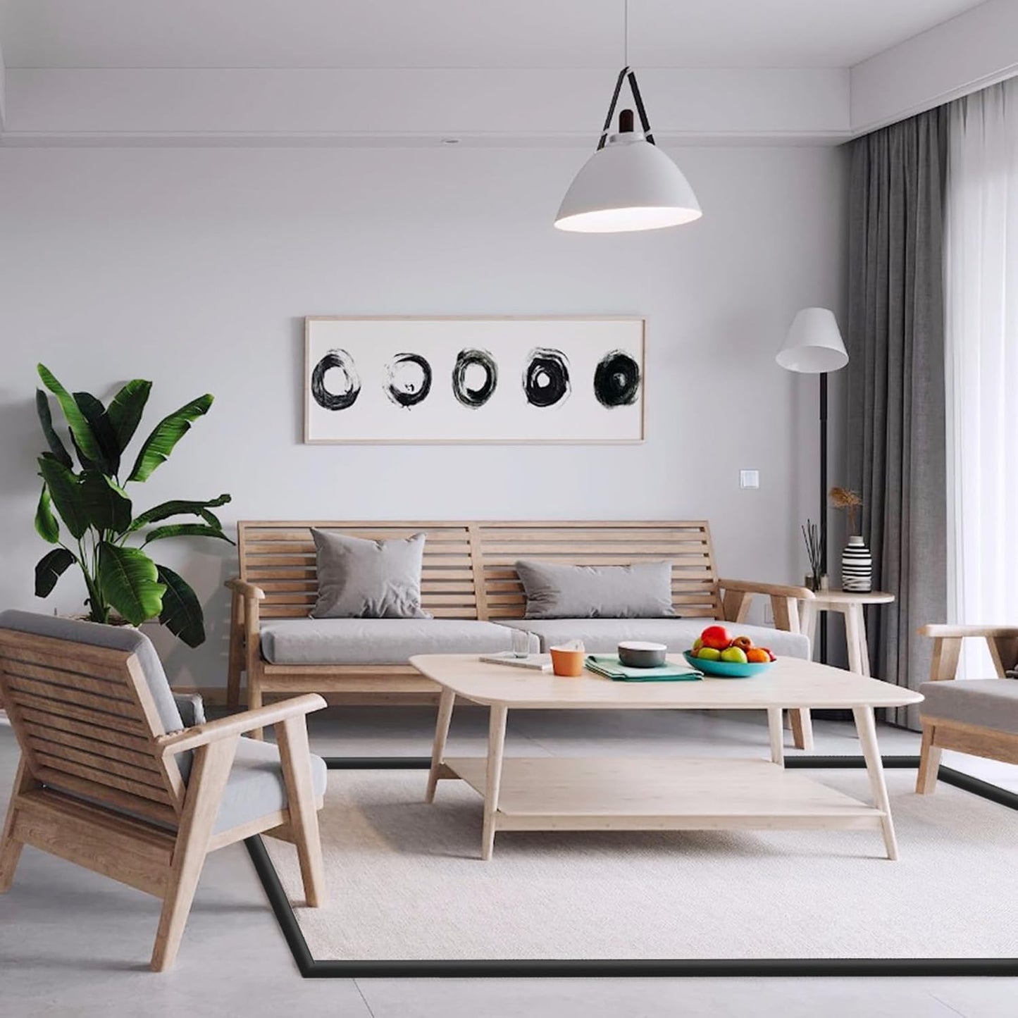 Self Adhesive Carpet Transition Strip with Edge Trim, Designed for Seamless Transitions from Carpet to Tile or Vinyl Floors, Perfect for Doorways.(Gray,82ft)