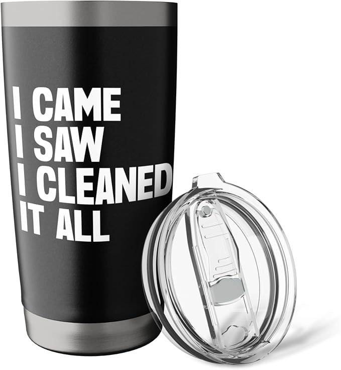I came i saw i cleaned it all Cleaning Stainless Steel Insulated Tumbler