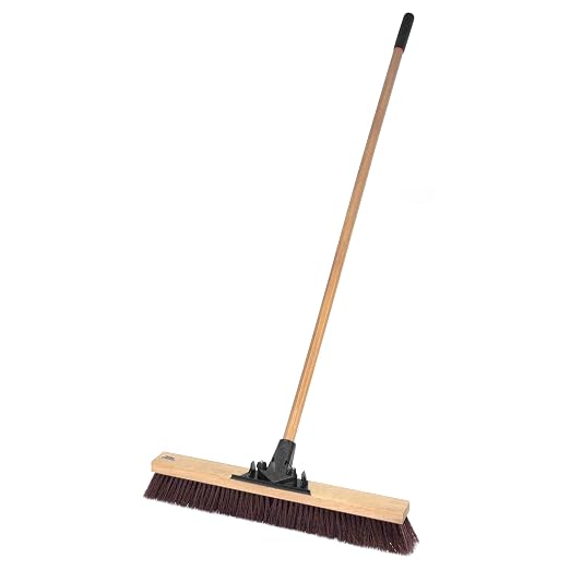 Weiler 44604 Pro-Flex 24" Block Size, Medium Maroon Polypropylene Fill, Sweep