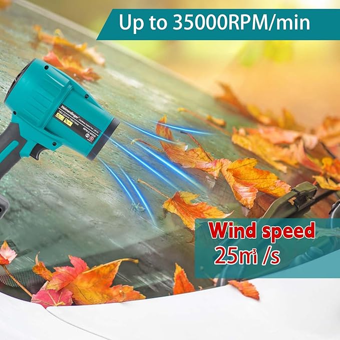 Jet Dry Mini Blower with 4.0Ah Battery and Charger,Handheld Brushless Air Blower 240 MPH High Speed Fan for Garages, Yard, Car, Office, Keyboard Cleaning, Leaf Cleaning