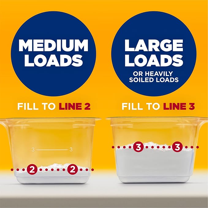 Arm & Hammer Plus OxiClean Powder Laundry Detergent, Fresh Scent, 45 Loads, 3.48 Pound (Pack of 1) - Package May Vary