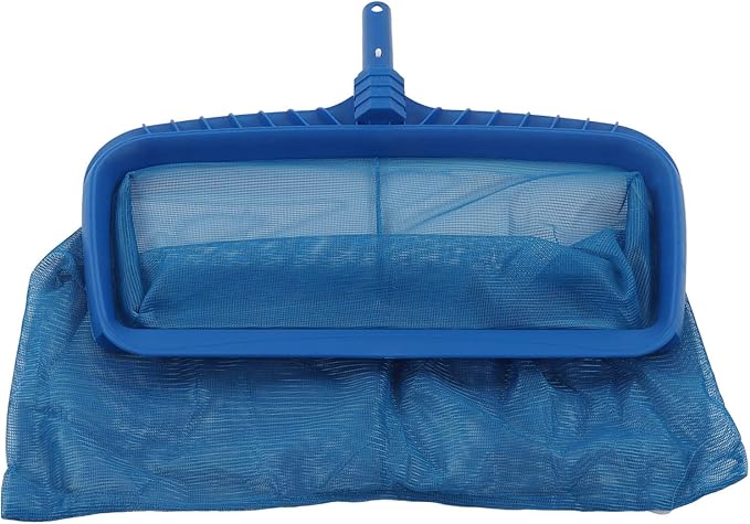 Naroote Pool Skimmer Net, Swimming Pool Leaf Skimmer Net Heavy Duty ABS Frame 0.3 X 40.6cm Pool Skimmer Basket with Fine Mesh Pool Net Skimmer for Pool and Lake Maintenance