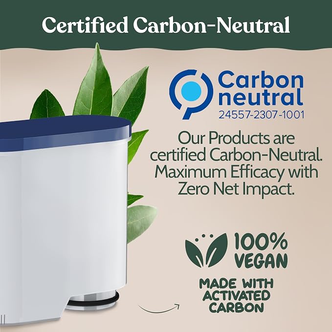Roobi Compatible Philips Water Filters. Specially Designed for Philips Coffee Machines, Carbon Neutral Aqua Clean Water Filters. 2 Pack, 6 Months Supply.
