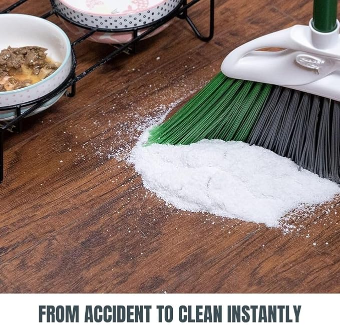 Zorbent Pet Accident Cleanup – Odor Remover for Dog & Cat Messes. Absorbs 1 Gallon. Pet-Safe Cleaner for Urine, Vomit, Poop & Accidents on Hardwood, Tile, Vinyl, Concrete, Short Carpet & Rugs, 5 qt