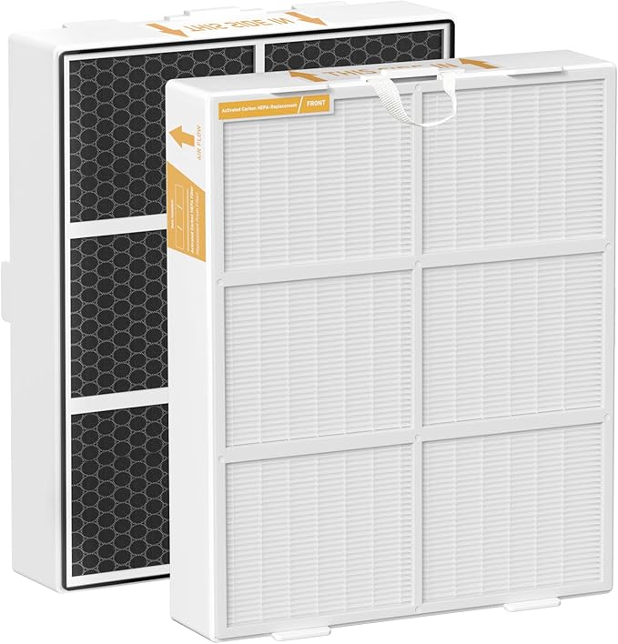 75i FRESH HEPA Filter Replacement Compatible with Alen BreatheSmart 75i Air Cleaner Purifier, Compare to Part B7-Fresh Fits B7-MP-Pet, True HEPA with Activated Carbon Filter, 2-Pack