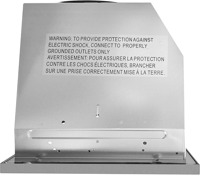 COSMO COS-30IRHP 30 in. Lumin Collection 380 CFM Ducted Insert Range Hood, Button Controls, LED Lights, Stainless Steel