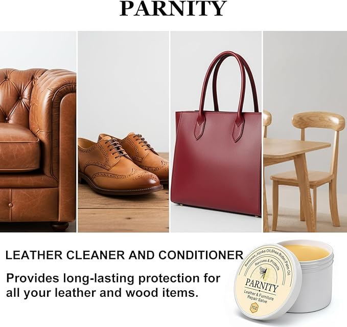Leather & Furniture Repair Salve,Leather Conditioner and Cleaner,Protect Soften Waterproof Leather Furniture,Seats,Shoes,Boots,Bags