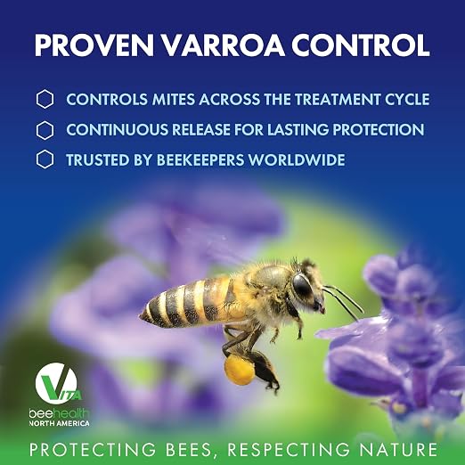 Apiguard – Natural Varroa Mite Treatment for Honey Bee Hives – 10 x 50g Thymol Gel Trays – Easy Application, Beekeeper-Trusted, Bee-Friendly, Plant-Based Protection