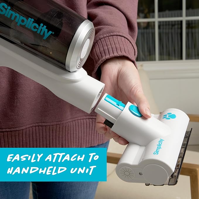 Pet and Upholstery Tool S67TURBO, Motorized Accessory Only for the S67 Cordless Stick and Hand Vacuum, Ideal for Cleaning Pets Hair, Stairs, Furniture, Cars, and More