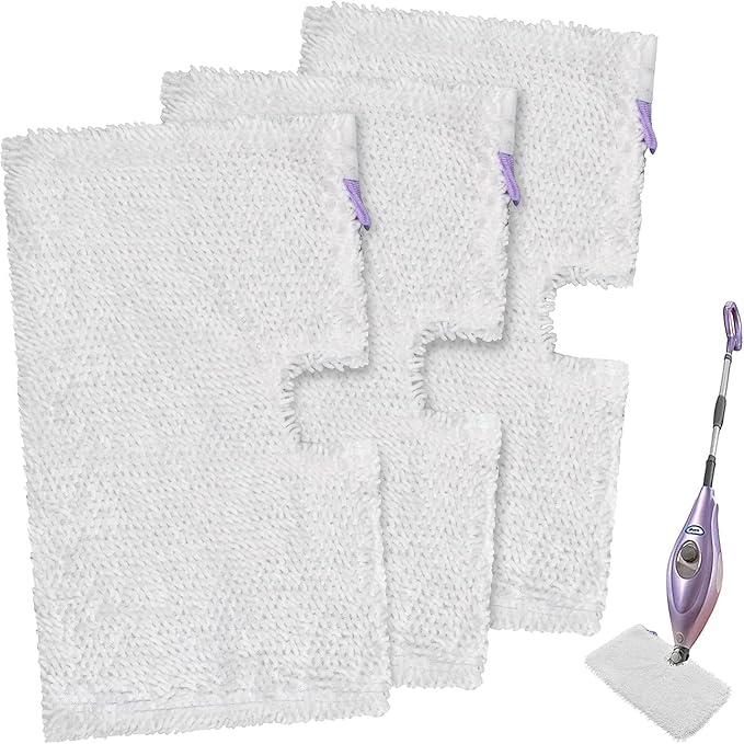 Shark Series Steam Mop Pads Replacment for Shark 3501 3973 S7000 Series Steam Pocket Mop and Shark Lift-Away Pro & Genius Pocket Steam Mop