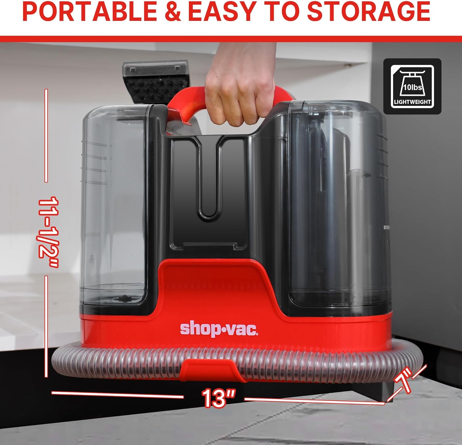 Shop-Vac Portable Carpet and Upholstery Cleaner Machine - Thumbnail 4