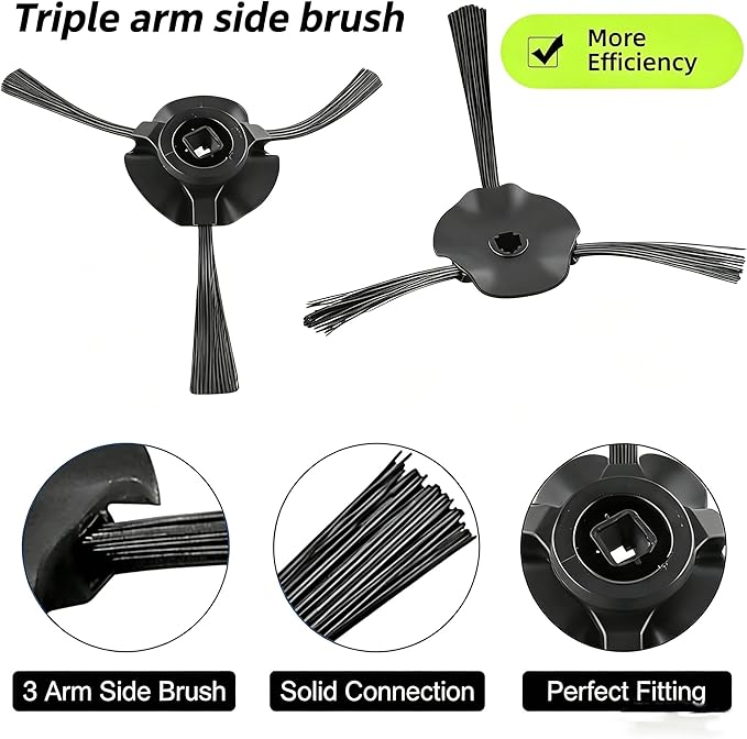 Replacement Parts Accessories for Shark Power Detect RV2820AE AV2800ZE RV2820YE RV2820ZE AV2700ZE RV2800AE RV2800S AV2810ZEWH AV2900XE RV2920XE AV2810ZEBK Roller/Side Brush/HEPA Filter