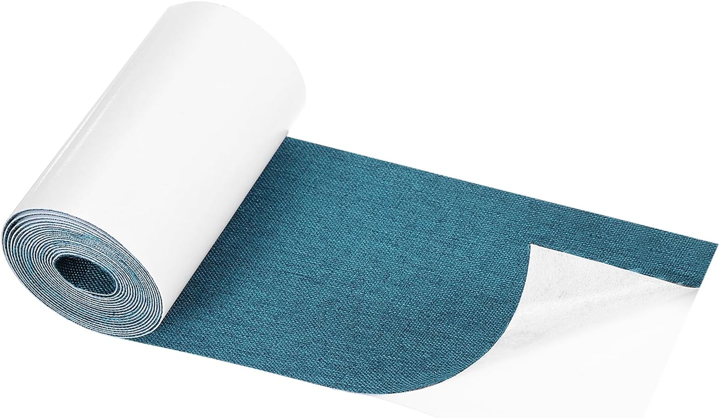 Repair Patches Repair Tape Self-Adhesive DIY Repair Patch Linen Gear Patch for Sofa, Furniture, Chair, Clothing,Tents,3.5x79 Inch,Dark Blue