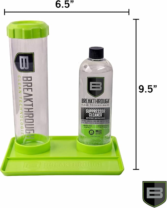 Breakthrough Clean Technologies Suppressor Cleaning Kit, 16oz. Removes Carbon and Lead depsosits