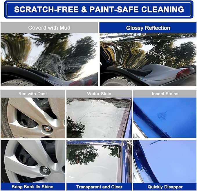 Clay Towel 2 Pack Auto Detailing - Fine Grade Microfiber Car Chamois Towel - DIY Detail Clay Bar Alternative