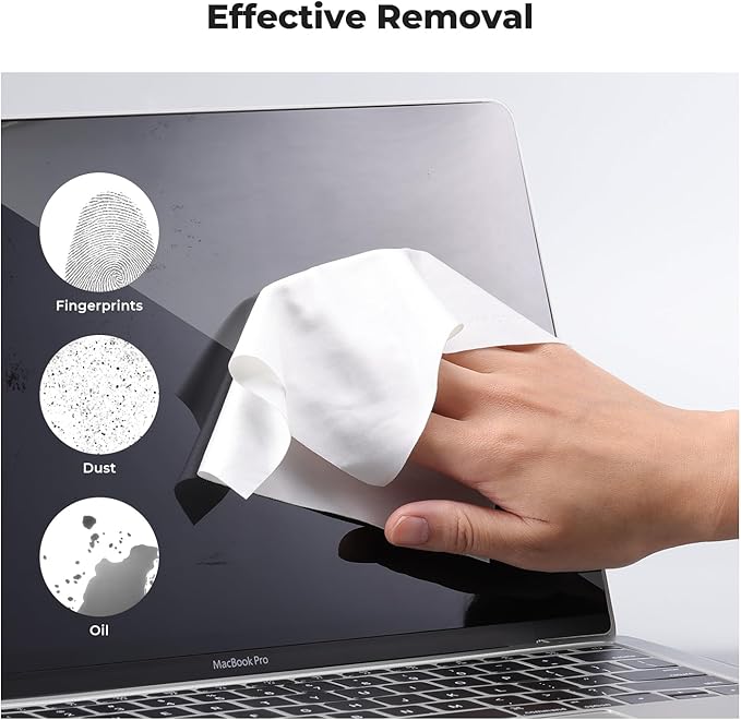 K&F Concept 10 Pack Microfiber Cleaning Cloths，Washable Reusable, with 200ML Screen Cleaner Spray