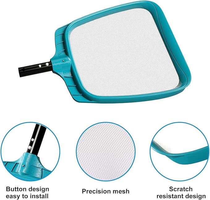 POOLWHALE Pool Skimmer & Pool Rake Net
