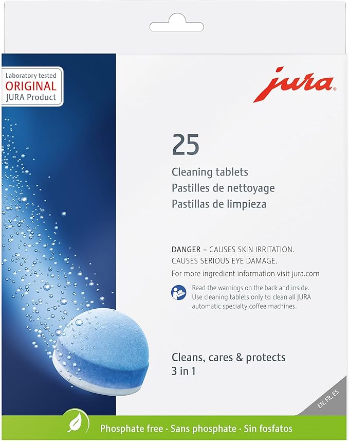 Jura 3-Phase Cleaning Tablets (25 pack blister)