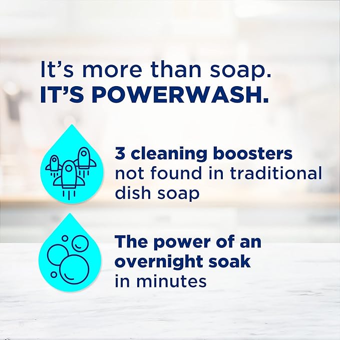 Dawn Platinum Powerwash Dish Spray, Dish Soap Cleaning Spray, Apple Scent Refill, Dish Soap Liquid, 16 Fl Oz (Pack of 6)