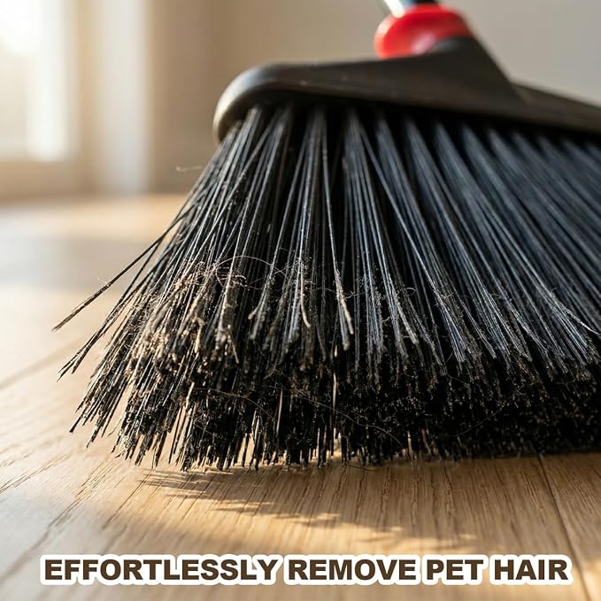 Heavy-Duty Broom- Commercial Broom for Indoor or Outdoor Cleaning