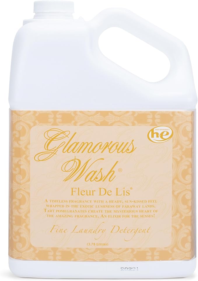 Tyler Candle Fleur De Lis Glamorous Wash 128 oz (Gallon) Fine Laundry Detergent