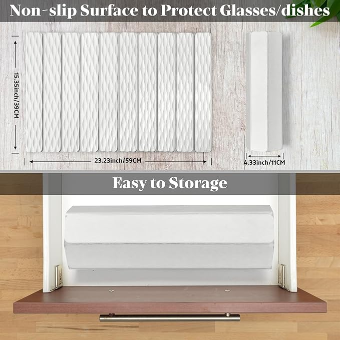 Large Stone Dish Drying Mats for Kitchen Counter, 24"(L)×16"(W) Ripple - Pattern, Fast Drying Collapsible Dish Drying Mat, Eco-Friendly Absorbent Diatomaceous Earth Mats for Match Any Countertop
