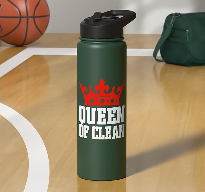 Queen of Clean Cleaning Stainless Steel Insulated Water Bottle
