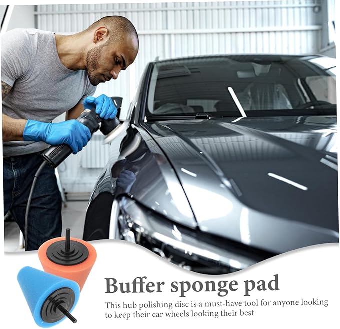 6pcs Polishing Polisher Buffer Pad Drill Polishing Kit Car Buffer Polisher for Drill