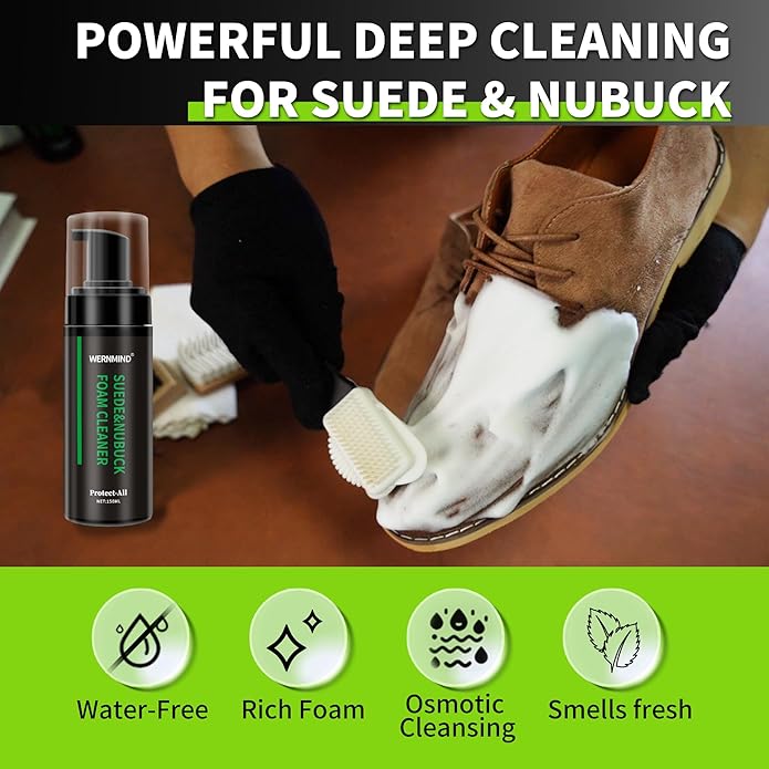 Suede Nubuck Boots Shoe Cleaner Kit Waterproof protecter Spray Shoe Cleaning Kit