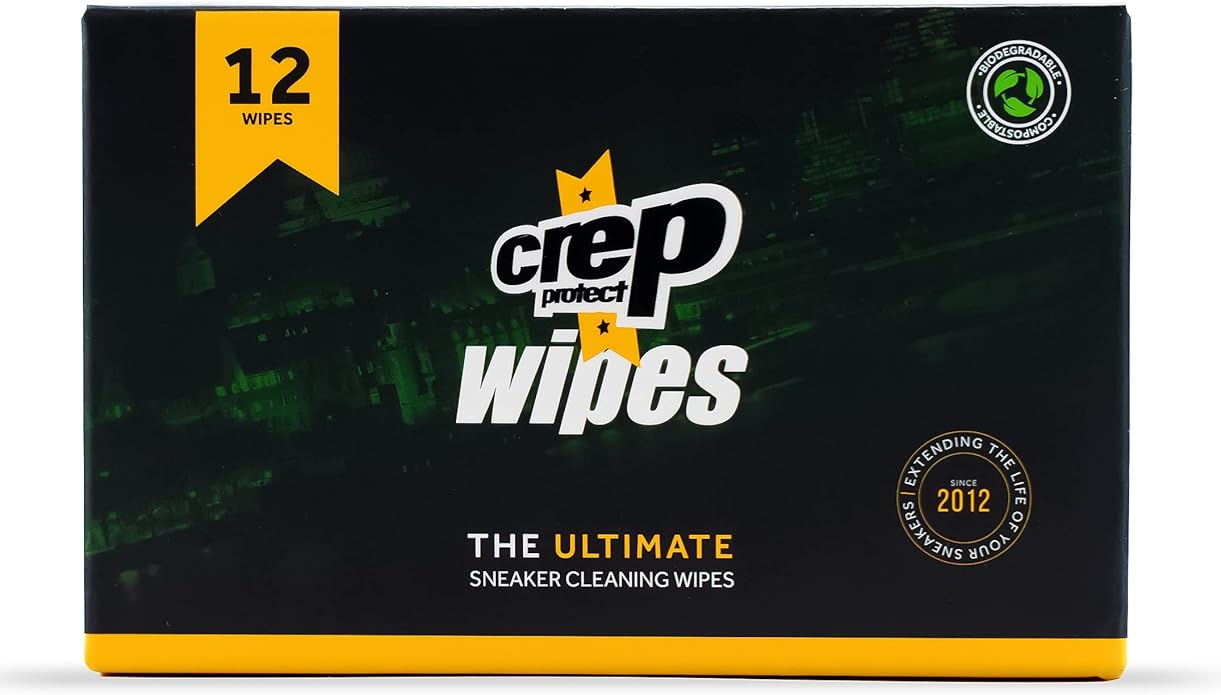 Crep Protect Shoe Protector Spray & Premium Biodegradable Sneaker Cleaning Wipes