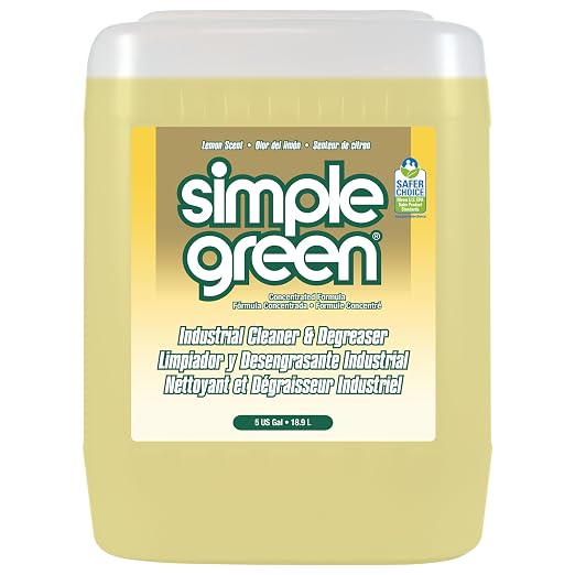 Industrial Cleaner and Degreaser, Lemon Scent, 5 gal Pail