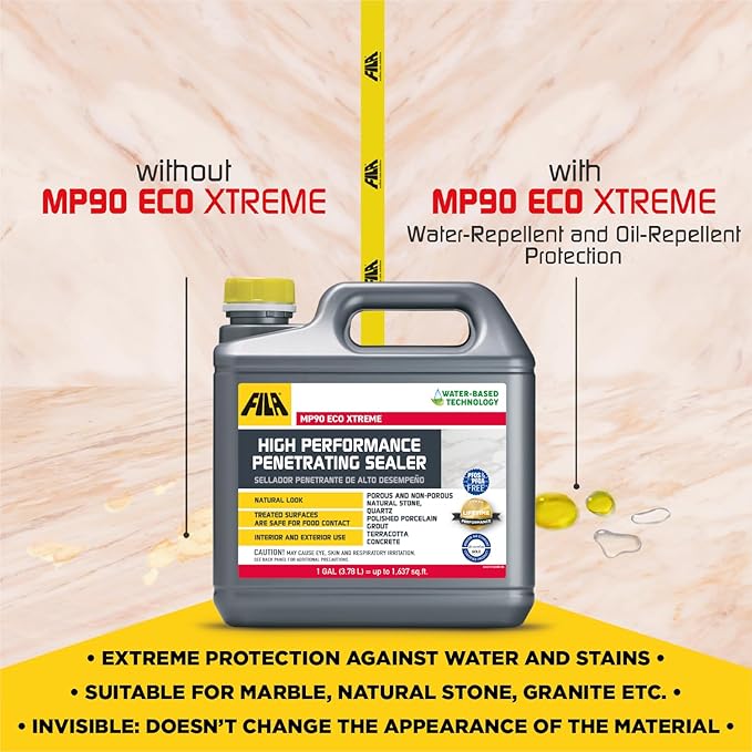 FILA Surface Care Solutions MP90 ECO Xtreme High Performance Penetrating Sealer, 1 GAL
