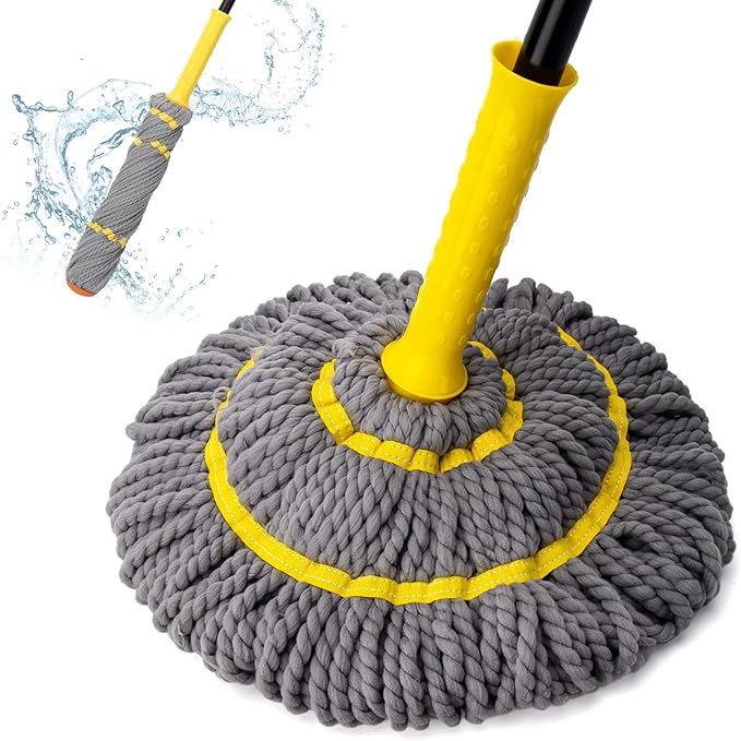 Outdoor Broom & Twist Mop Gray