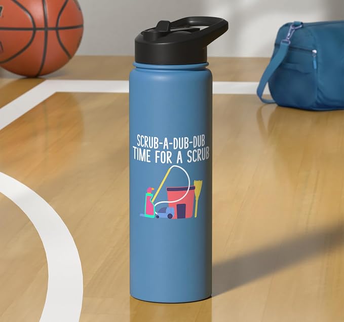 Scrub a dub dub time for a Scrub Cleaning Stainless Steel Insulated Water Bottle