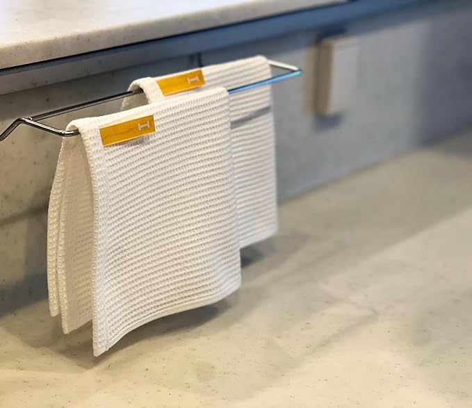 IKEUCHI ORGANIC Dish Cloths 10.63 x 10.63 Oeko-Tex Class1 Certified, Pack of 4,Made in Japan(White)