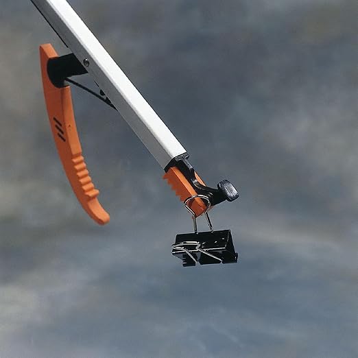 Sammons Preston Easireach II Reacher, 26" Ergonomic Reaching Aid with Magnet, Lightweight 7 oz. Magnetic Grabber Tool & Reaching Claw, Aluminum Trash Pickup, Lightbulb Remover, & Garden Nabber, 3 Pack
