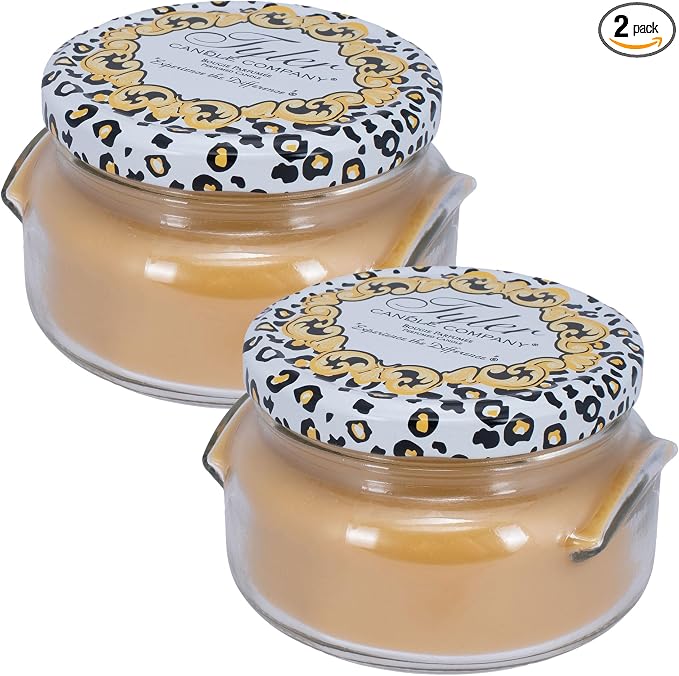 Tyler Candle Company 3109 Mulled Cider 3 Ounce Scented Jar Candle for Home or Office, Pack of 2