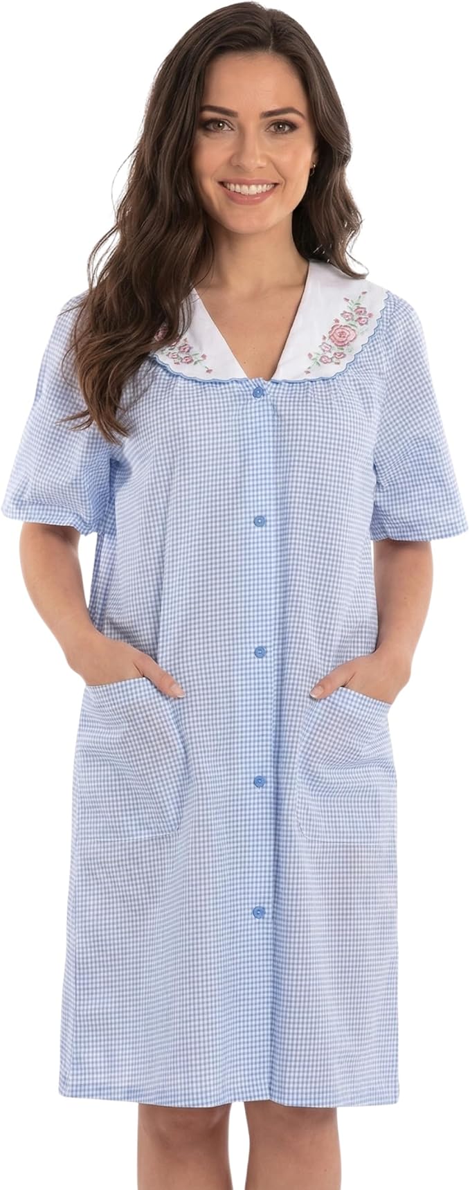 Dreamcrest Short Sleeve Duster Housecoat