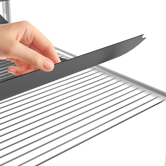 5pcs 14"x24" Plastic Shelf Liners for Wire Shelf Systems – Non-Slip Mats, Grey – Ideal for Kitchen, Pantry & Garage Organizing