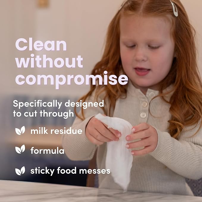 Dapple Baby All Purpose Cleaning Wipes - (2 Pack) 75 Count Canisters + (2 Pack) 30 Count Pouches - Plant-Powered & Hypoallergenic - Lavender Scent - Baby Essentials