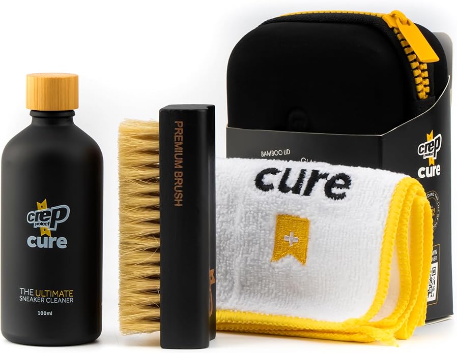Crep Protect Suede Reviver Cure Shoe Cleaner - Sneaker Cleaner Solution with Shoe Cleaning Brush & Microfiber Cleaning Cloth for Shoes, Sneaker, Leather, Nubuck, Suede & Canvas