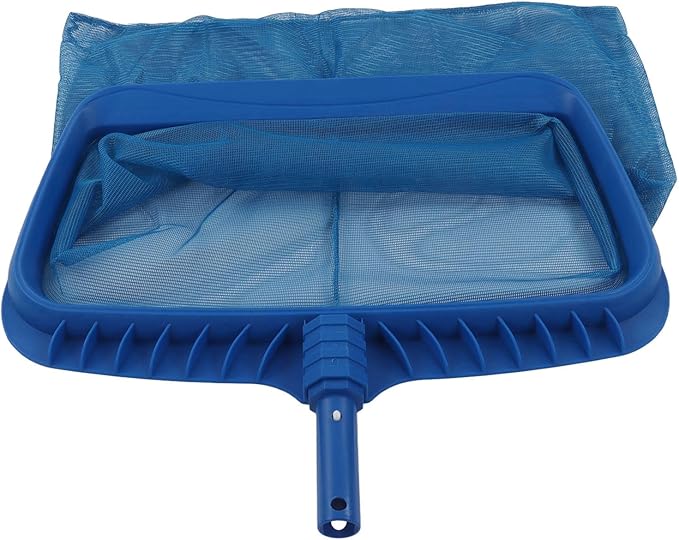 Pool Skimmer Net, Pool Net Skimmer 0.3 X 40.6cm Pool Skimmer Basket with Fine Mesh Heavy Duty ABS Frame Swimming Pool Leaf Skimmer Net for Pool and Lake Maintenance