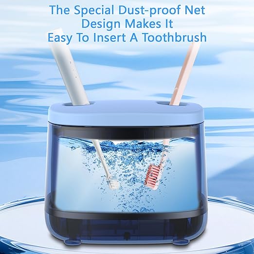 Dental Ultrasonic Retainer Cleaner Machine-45khz, Cleaning for Dentures, Mouth Guards, Aligners, Night Guards, Braces, Toothbrush Heads & Jewelry,Protable UV Retainer Cleaning Pod for Home &Travel