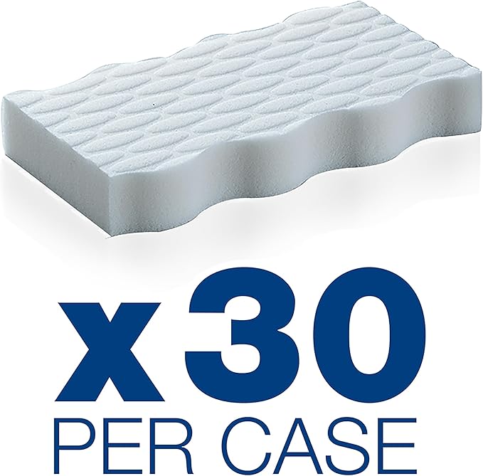 P&G Professional Magic Erasers from Mr. Clean Professional, Bulk Multi Surface Scrubber Cleans Tough Dirt and Grime with No Chemicals, Ideal for Hotels, Restaurants and Businesses (Case of 30)